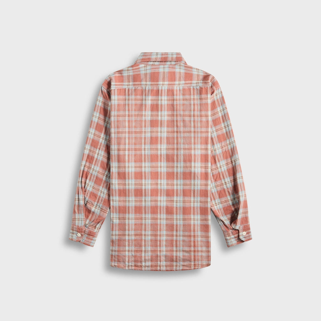Engineered Garments Work Plaid Jacquard Shirt - Pink