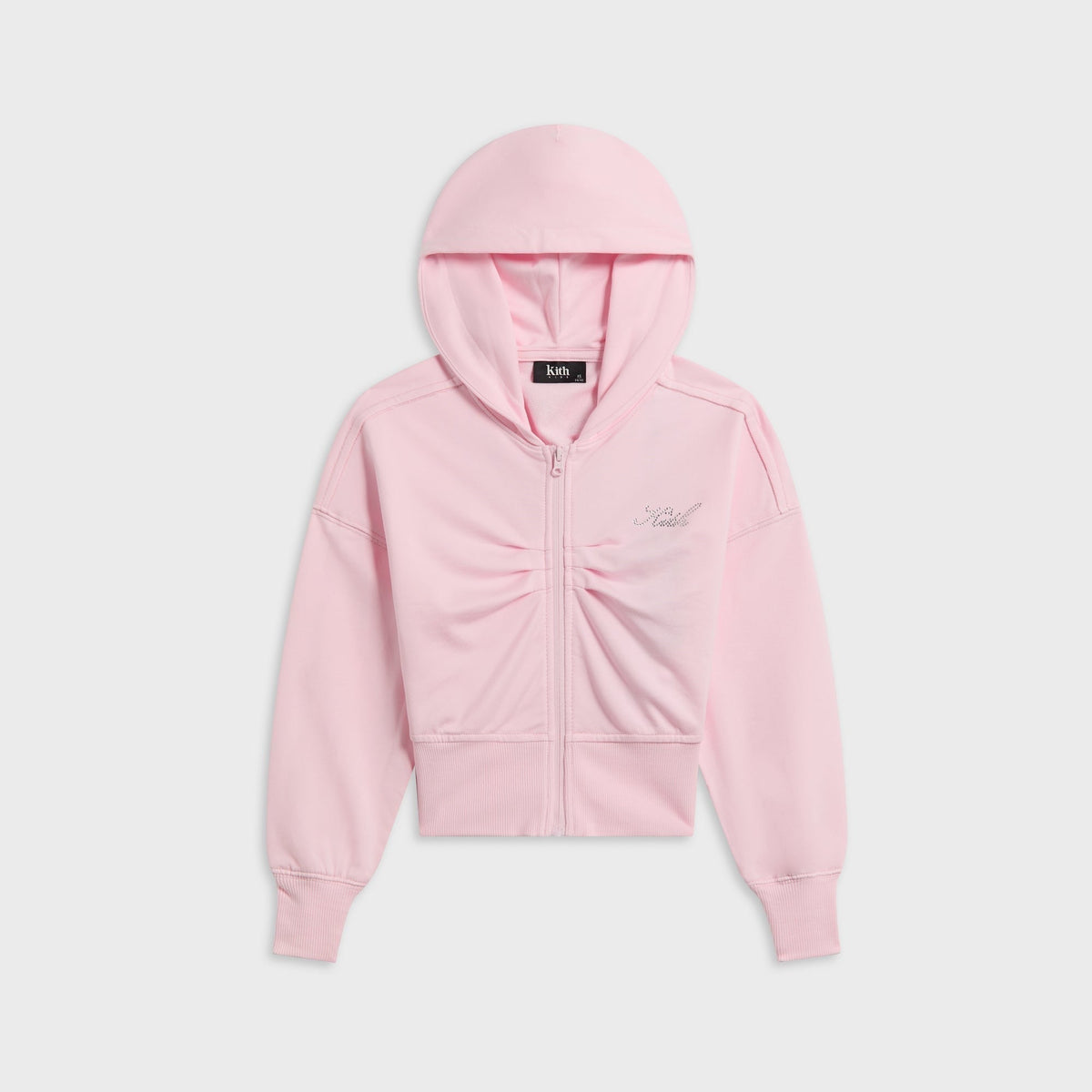 Kith Kids Cropped Nelson Hoodie - Bloom
