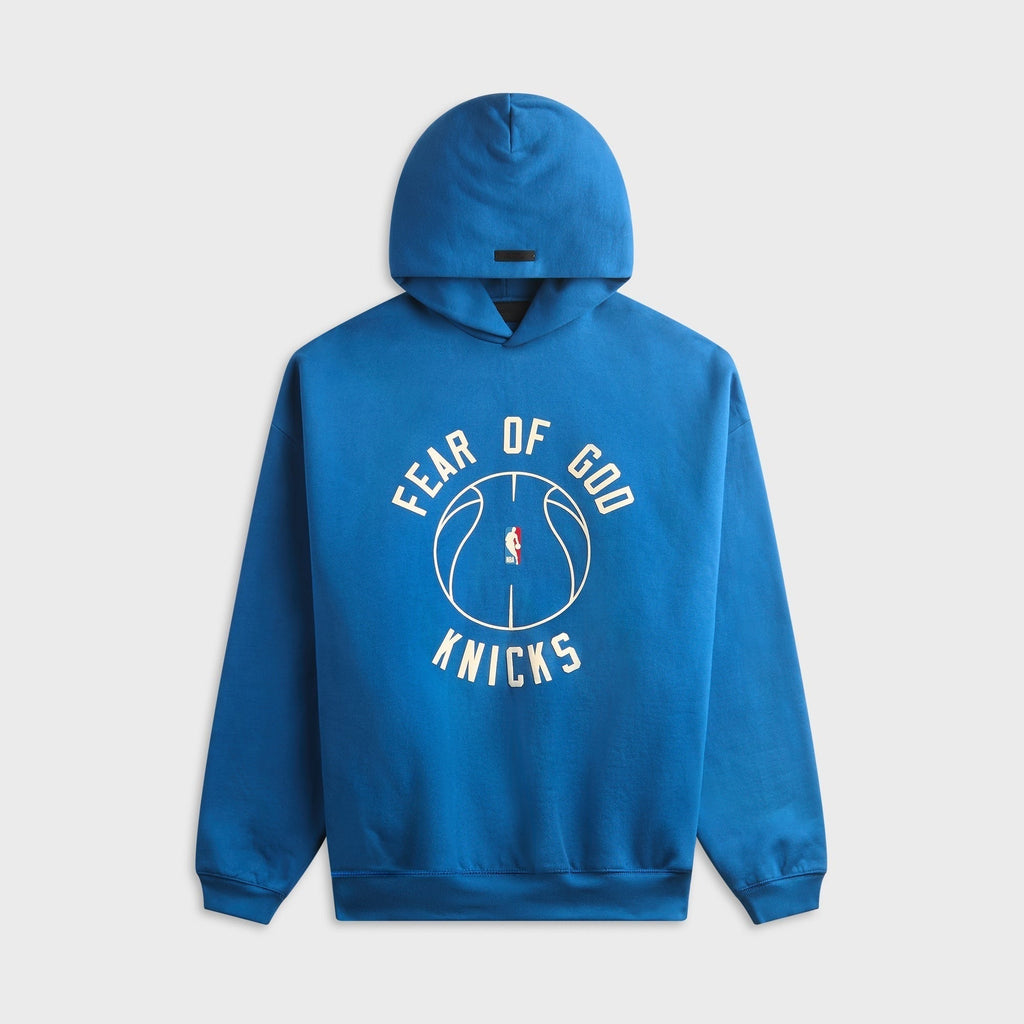 Essentials x Knicks x Barkley Hendricks 90s Hoodie - Faded Blue