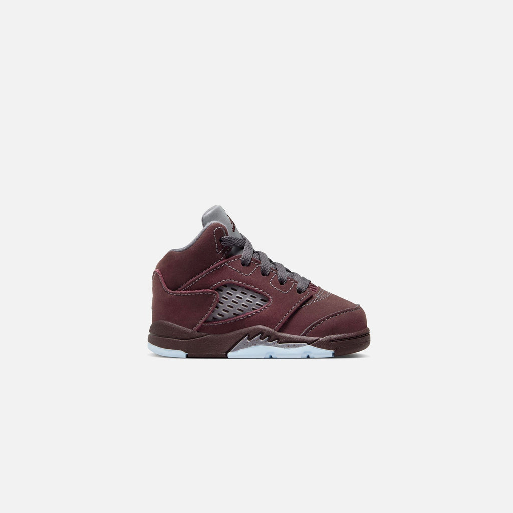 Jordans TD Air Jordan 5 Retro - Deep Burgundy / Light Graphite