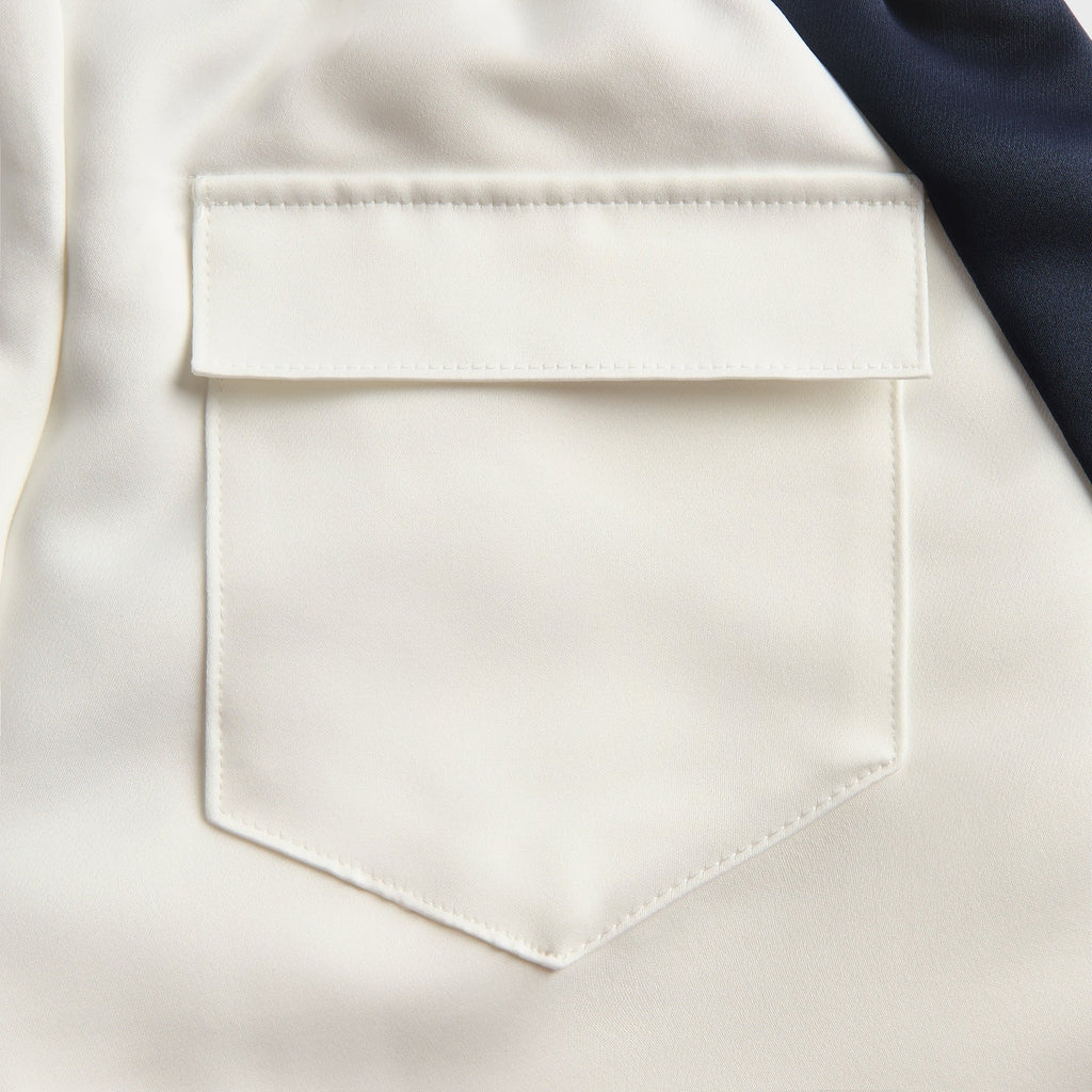 Rhude Logo Lightning Short - White / Navy