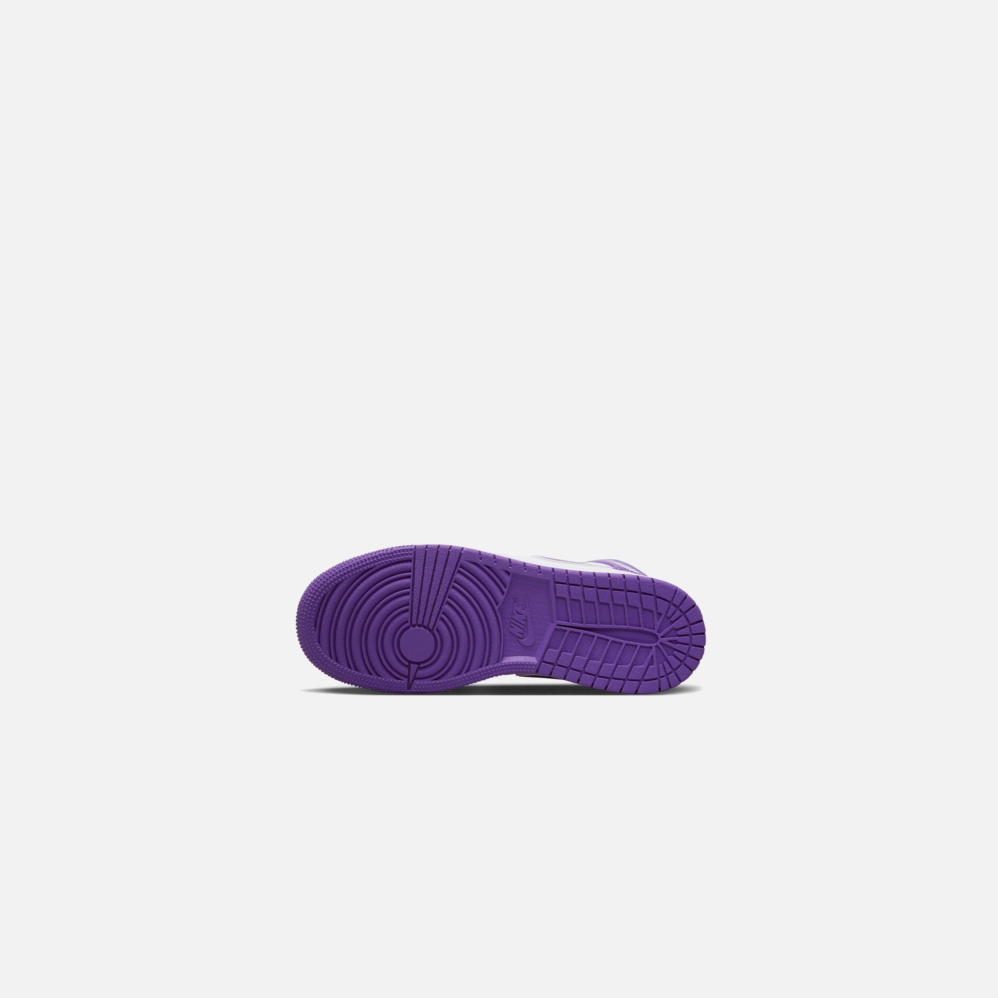 Nike Grade School Air Jordan 1 Mid - Purple Venom / White