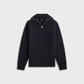 Barena Wool Quarter-Zip Sweater - Navy