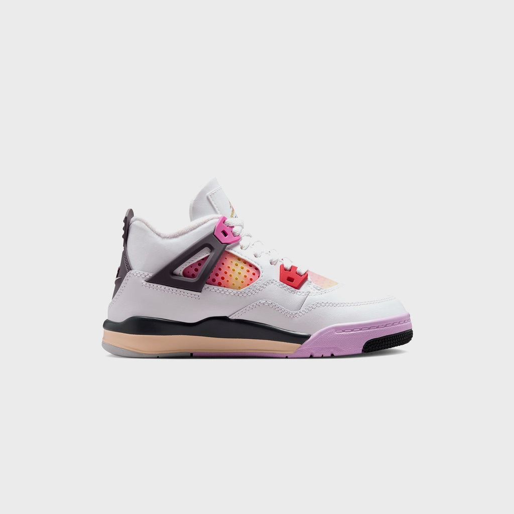 Jordan PS Jordan 4 Retro - Off-White / Anthracite / Fire Pink / Fire Pink