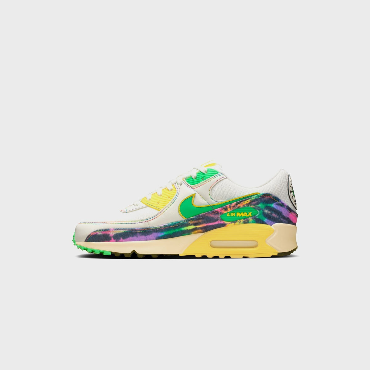 Nike x The Grateful Dead x University of Oregon Air Max 90 - Sail / Green Shock / Yellow Strike