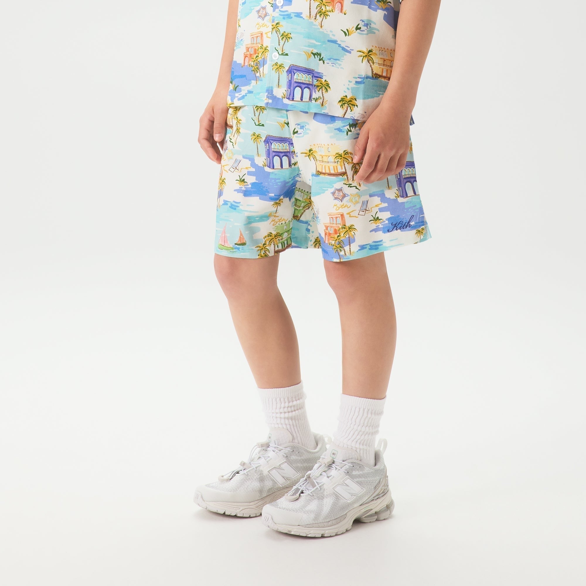 Kith Kids Scenic Thompson Camp Short - Silk