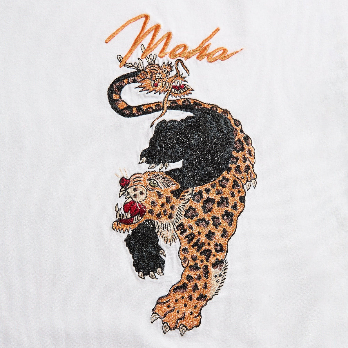 Maharishi 7350 Chimera Panther Tour Short Sleeve Tee - White