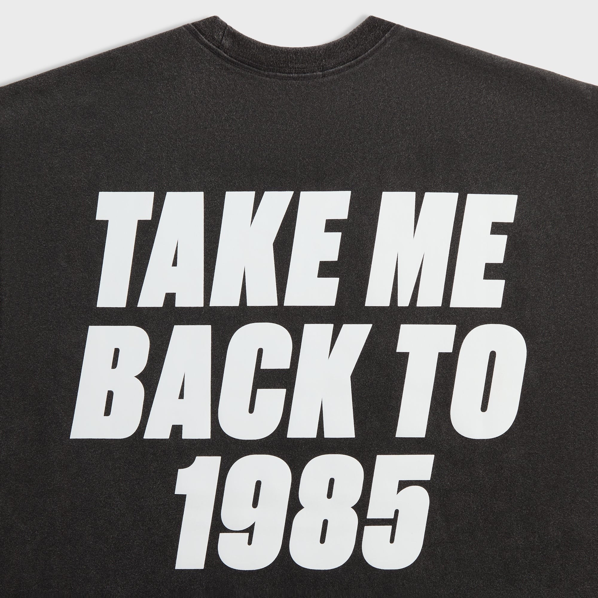 Kith for Back to the Future Japanese Title Vintage Tee - Black