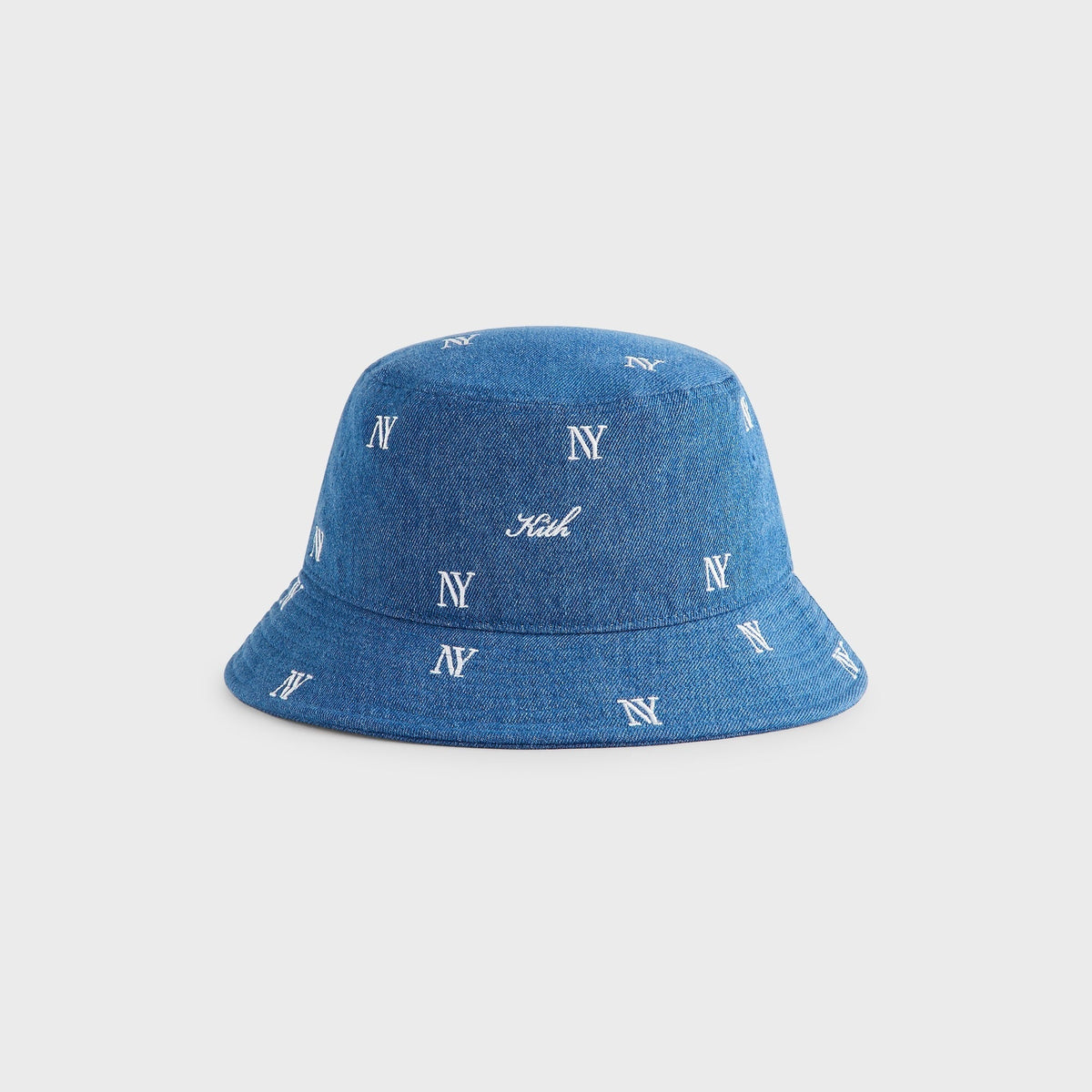 Kith NY All-Over Embroidery Dawson Bucket Hat - Medium Indigo