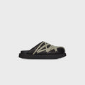 Rick Owens Temple Megalace Slides - Black / Pearl Grey