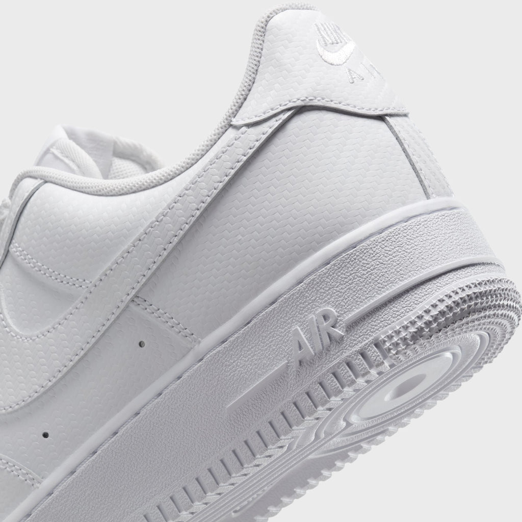 Nike Air Force 1 '07 LV8 - Carbon Fiber White / White