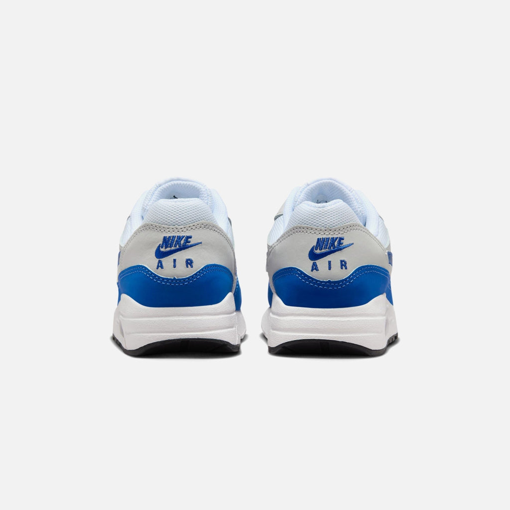 Nike GS Air Max 1 - White / Game Royal / Neutral Grey / Black