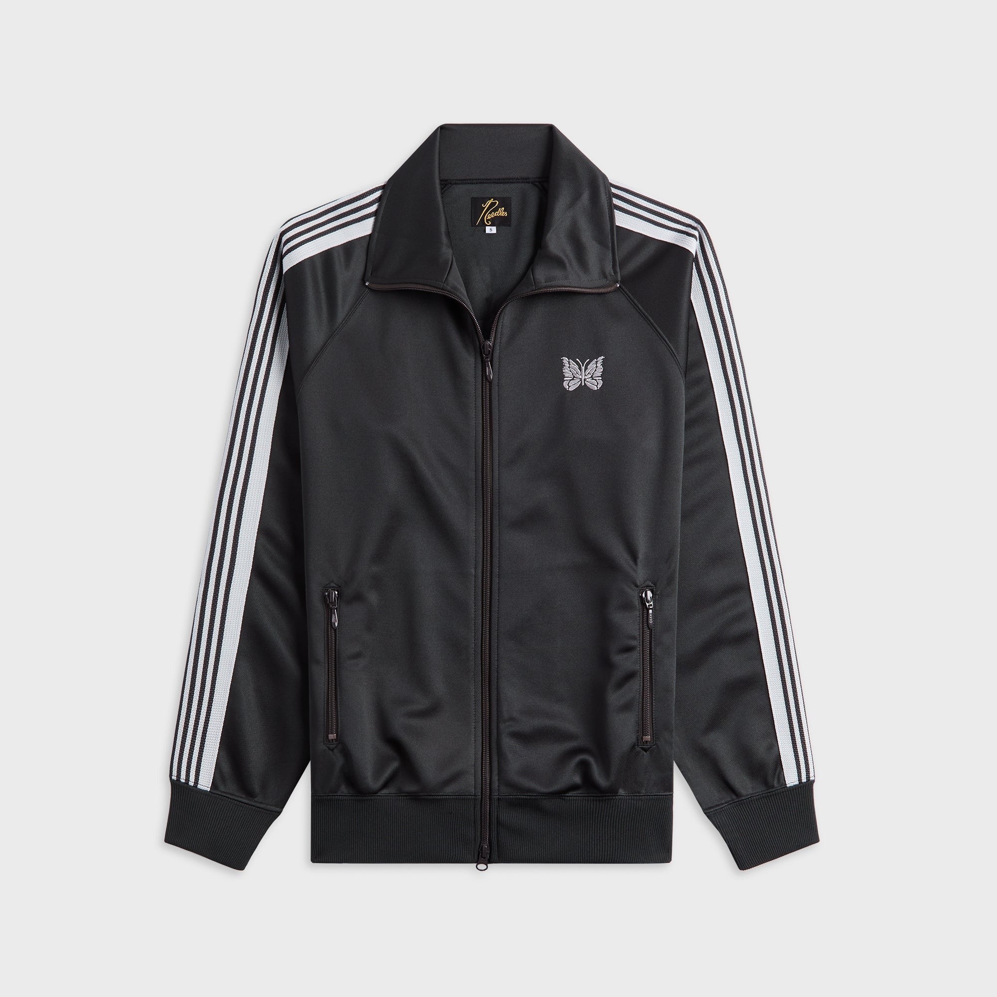 Needles Poly Smooth Track Jacket - Charcoal
