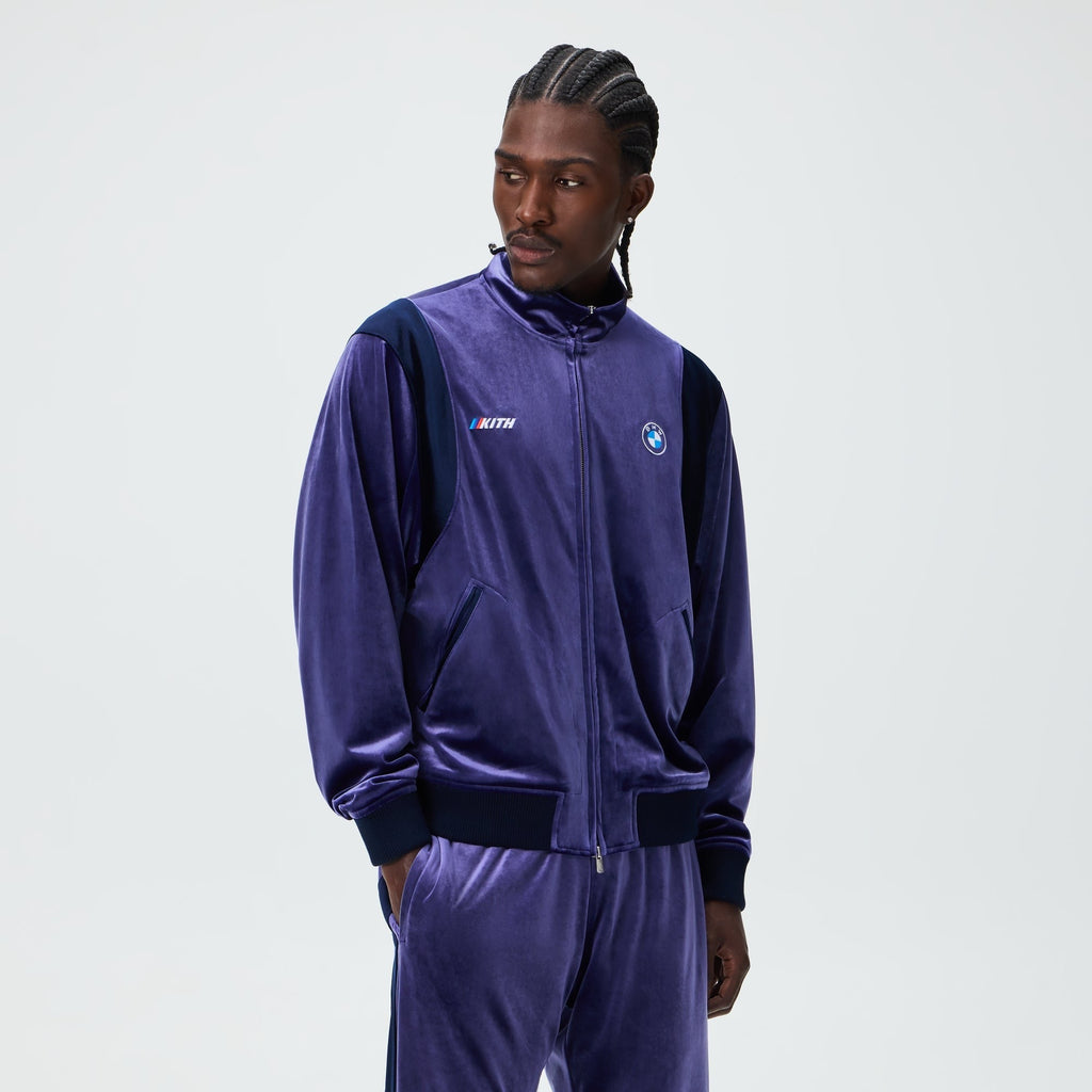 Kith for BMW Velvet Rui Track Jacket - Techno Violet