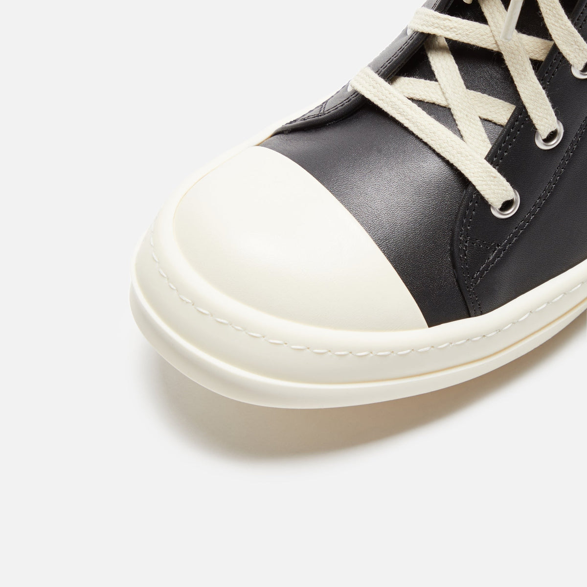 Rick Owens WMNS Scarpe in Pelle Sneakers - Black / Milk