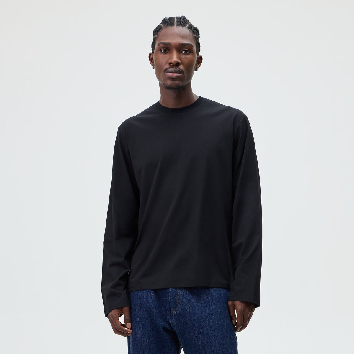 &Kin Long Sleeve Halston Tee - Black