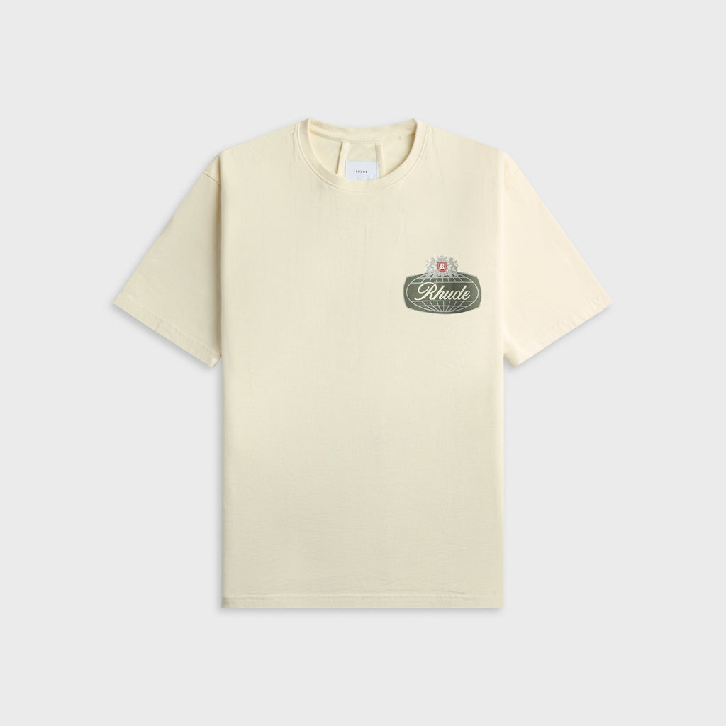 Rhude Desert Crest Tee - Vintage White / Silver