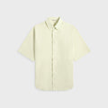 Auralee Washed Finx Twill Big Half Sleeved Shirt - Light Green