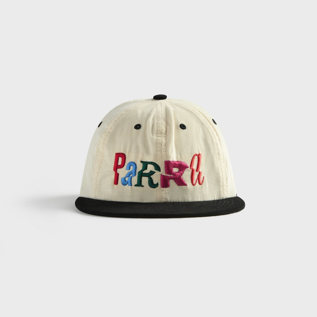 by Parra Error Logo 6 Panel Cap - Off White