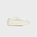 Rick Owens Scarpe In Pelle Vintage Sneaks - Milk / Milk / Milk