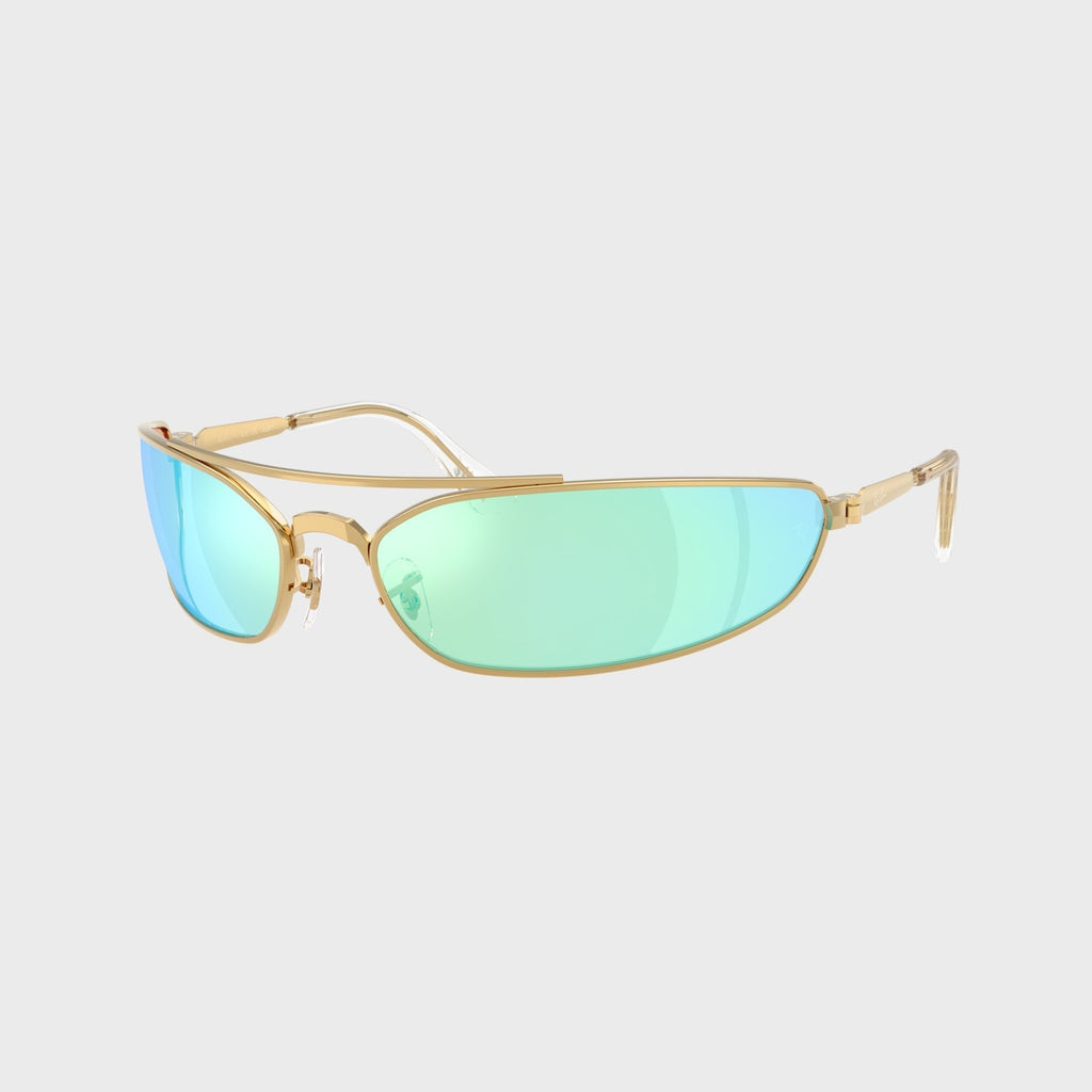 Ray-Ban x A$AP ROCKY Pinnacle Metal Sunglasses - Gold / Blue