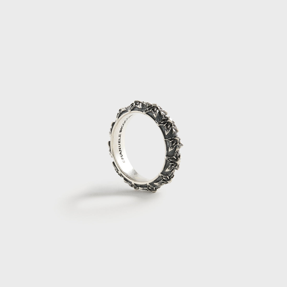 Emanuele Bicocchi Stella Band Ring - Silver