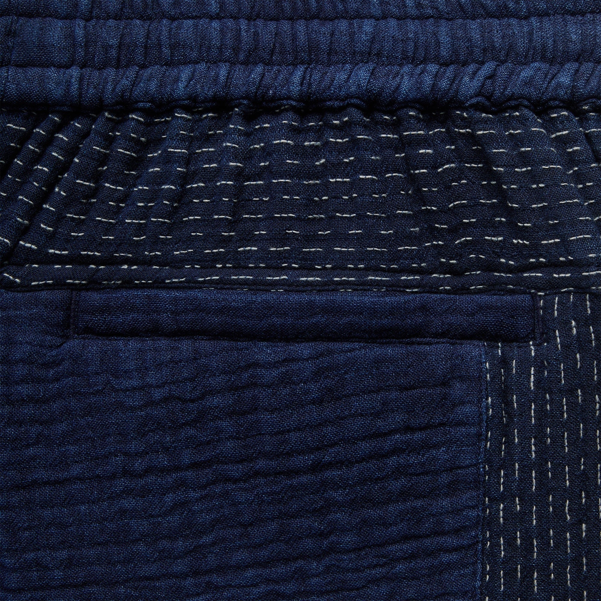 Kith Stitched Patchwork Curtis Short - Mid Indigo