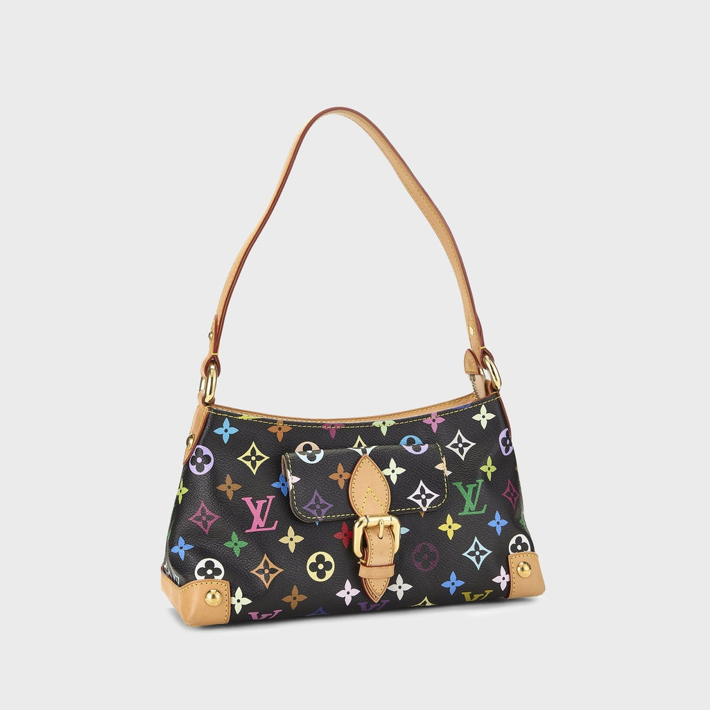 WGACA Louis Vuitton Monogram Multicolore Eliza Shoulder Bag - Black
