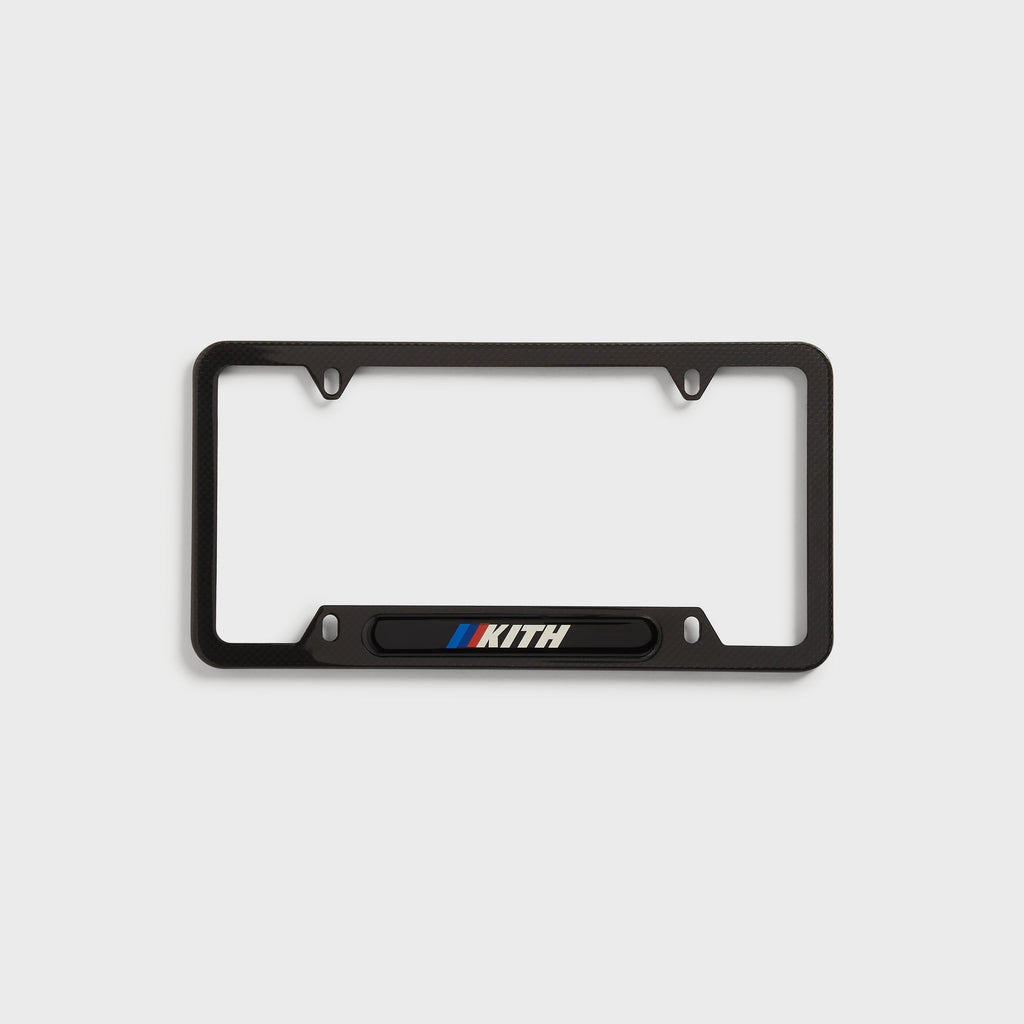 Kith for BMW Carbon Fiber Car Plate - Black
