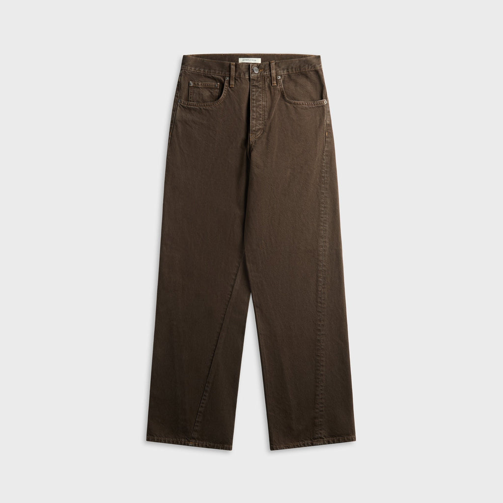 Sunflower Wide Twist Denim - Deep Vintage Brown