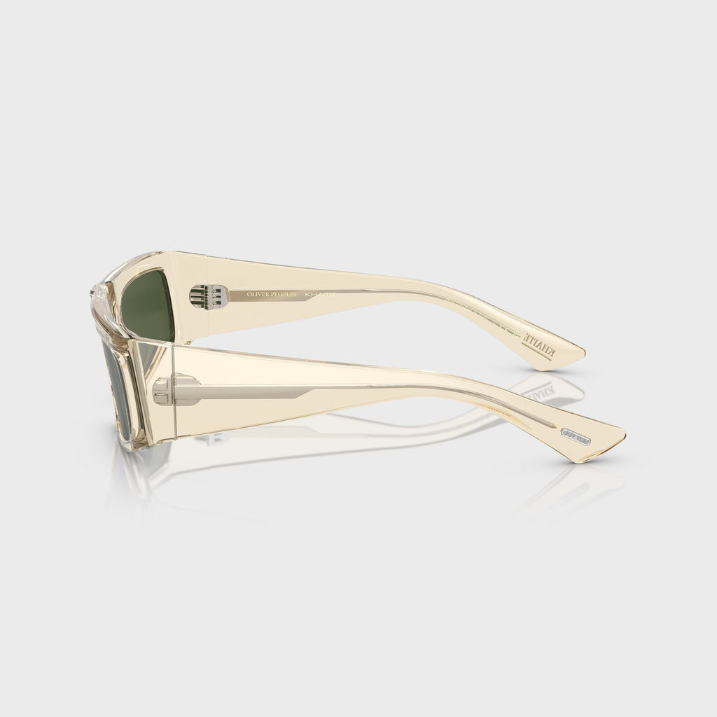 KHAITE x Oliver Peoples 1979C Sunglasses - Buff / Vibrant Green