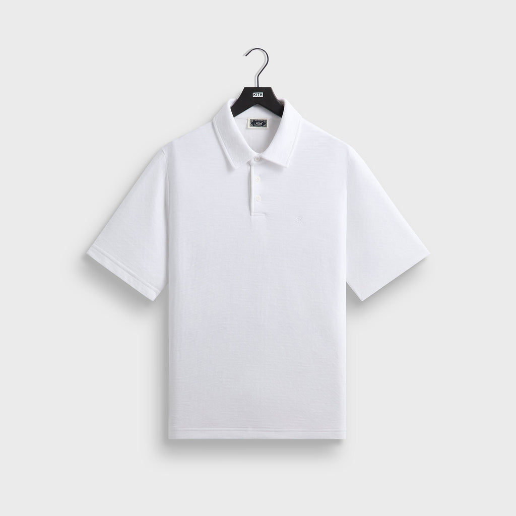 Kith Double Face Jersey Heathrow Polo - White