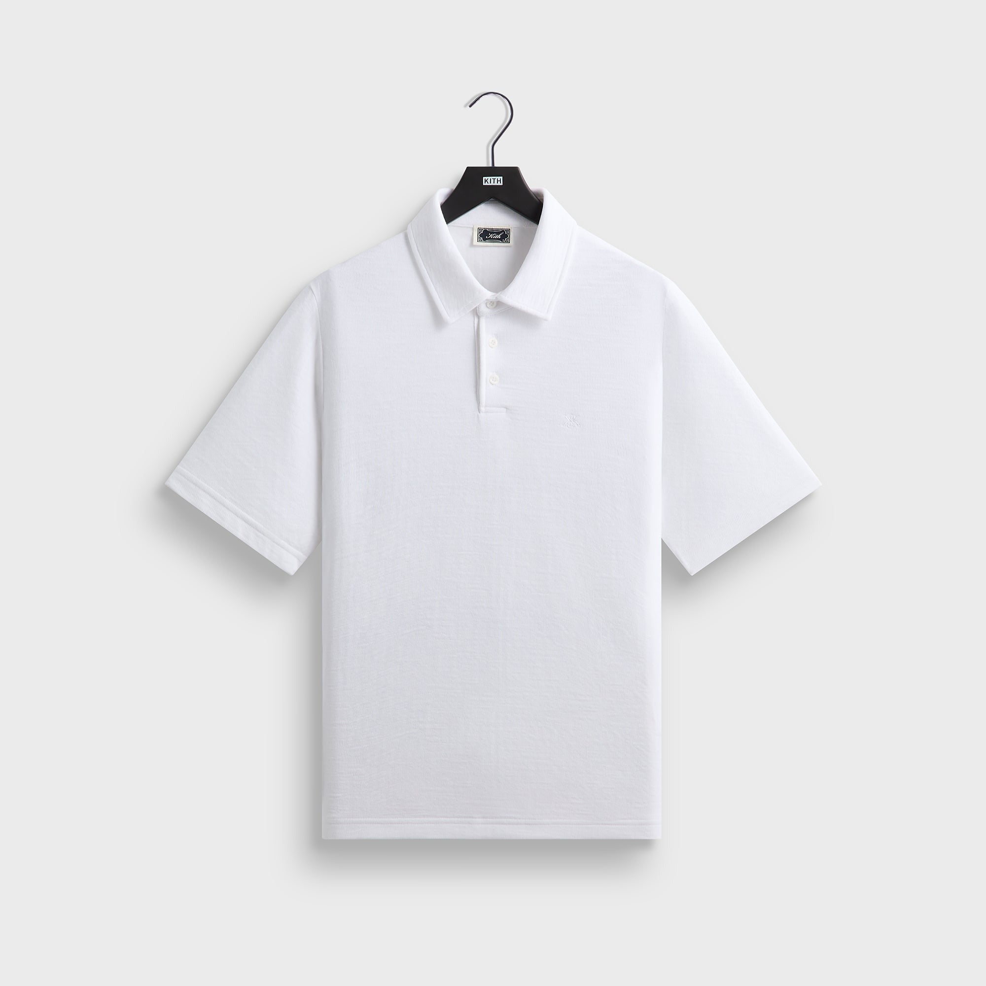 Kith Double Face Jersey Heathrow Polo - White