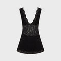 Frankies Bikinis Moon Dance Lace Mini Dress - Black
