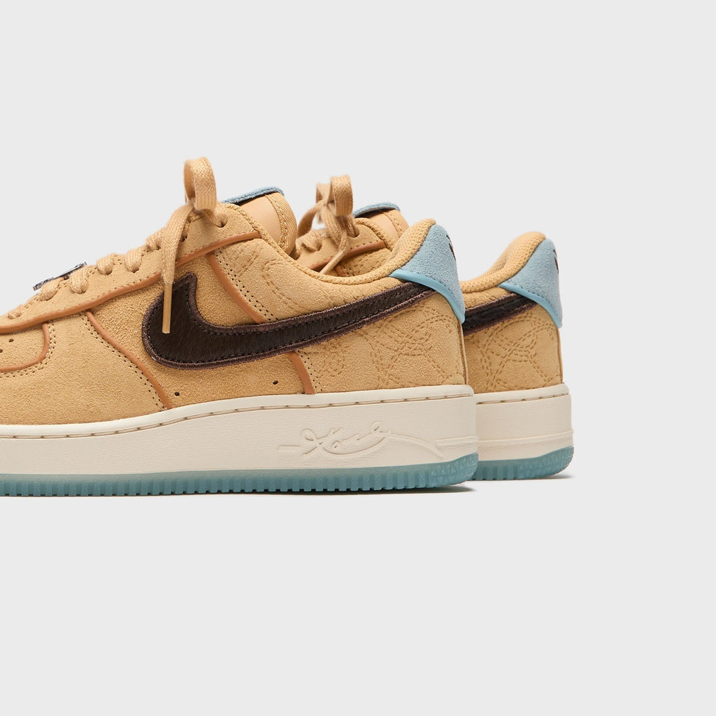 Nike x Kobe Bryant Air Force 1 Low Protro - Twine / Baroque Brown / Flax / Light Cream / Ocean Cube / Metallic Dark Grey