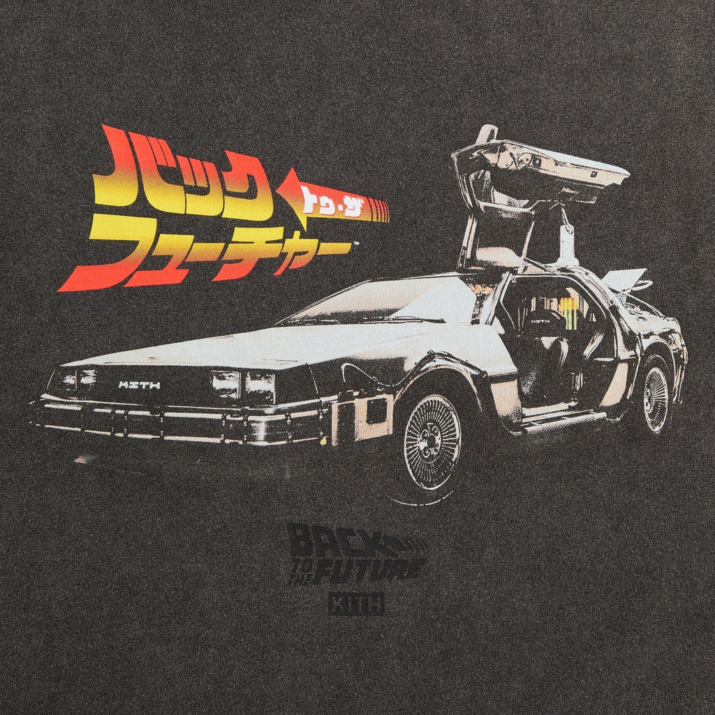 Kith for Back to the Future DeLorean Vintage Tee - Black