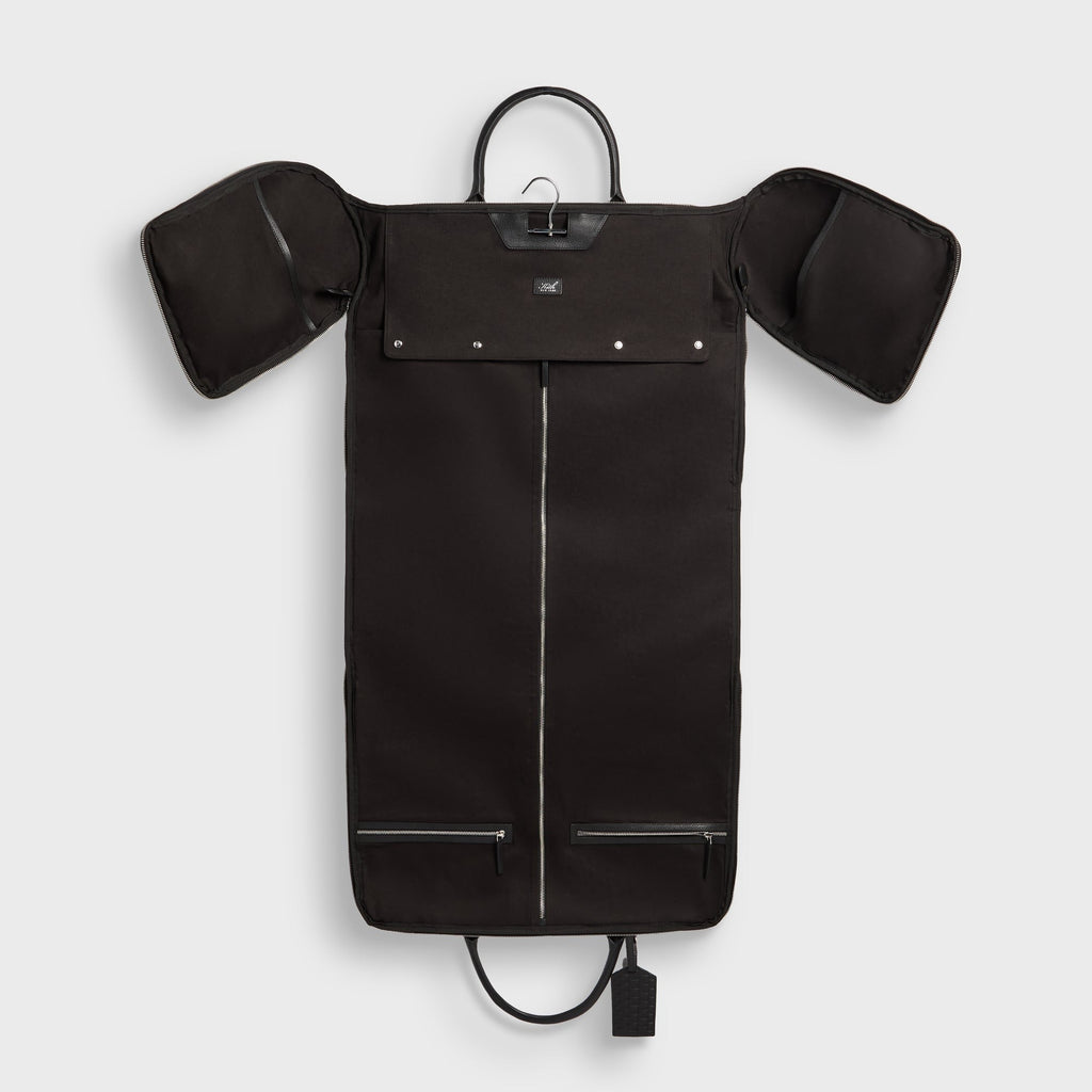 Kith for BMW Leather Travel Garment Duffle Bag - Black