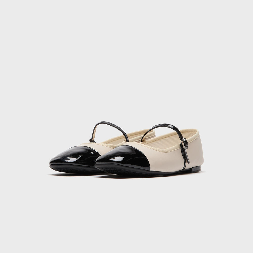 Repetto Georgiana Mary Janes - Swan Beige / Black