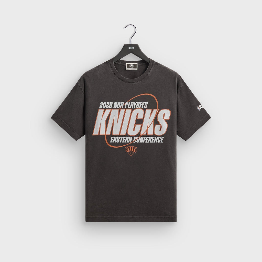 Kith for the New York Knicks Playoffs Tee - Black