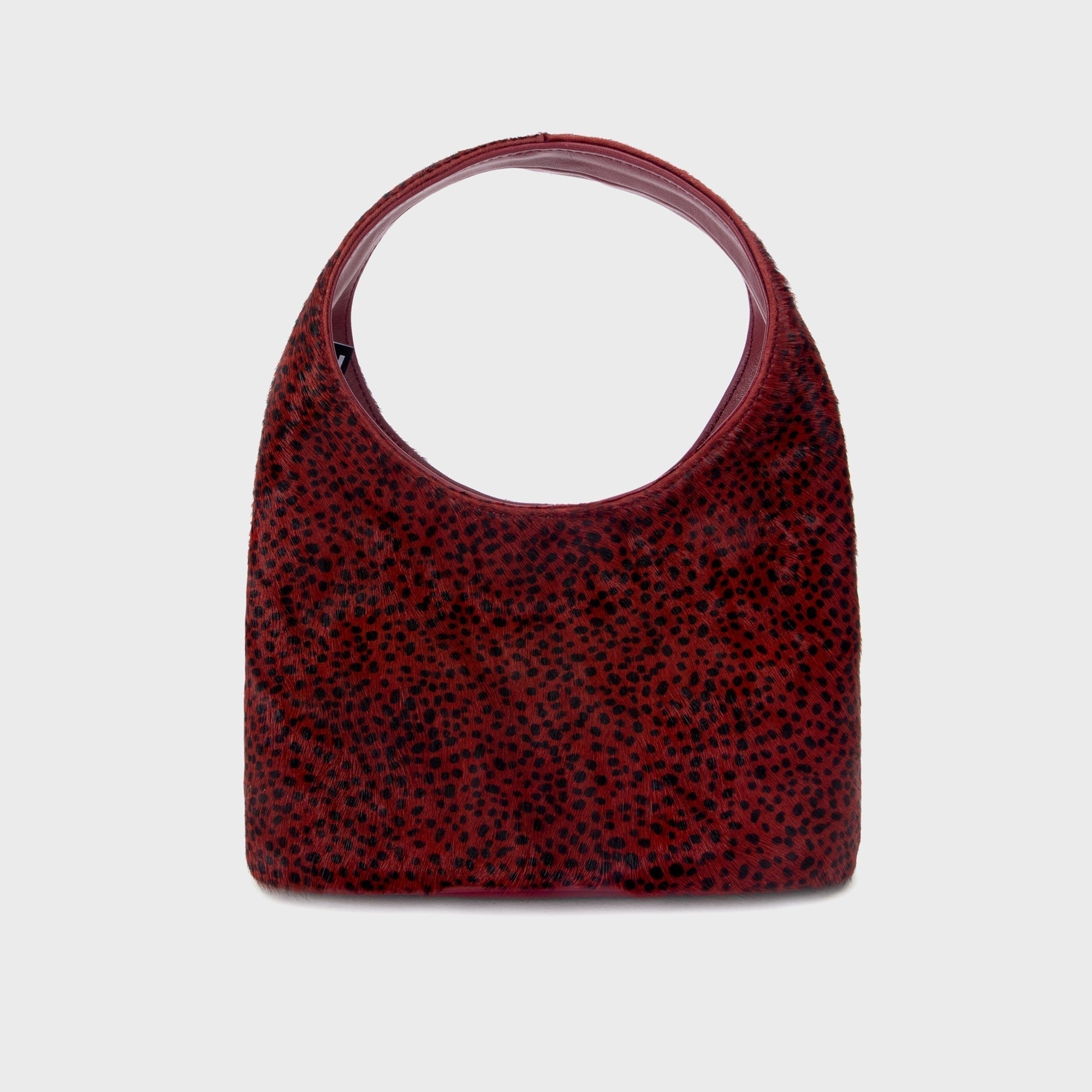 DOTTHZ Shelby Bag - Bordeaux Pony Hair