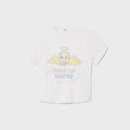 ReDone 50s Boxy Tee Clouds - Vintage White