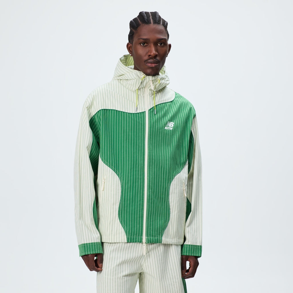 Kith & New Balance Poplin Mix Madison VI Jacket - Spring Juniper