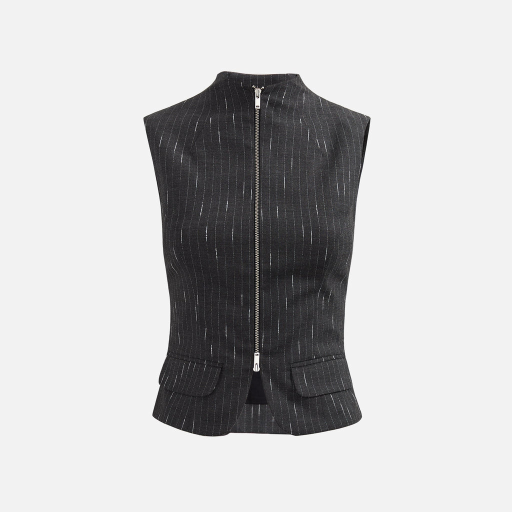 Aya Muse Ara Vest - Charcoal