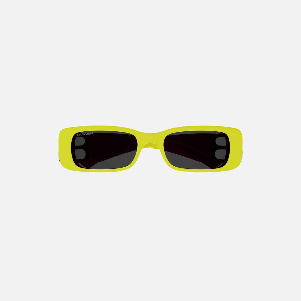Balenciaga BB Logo Hinge Rectangular Frame - Yellow