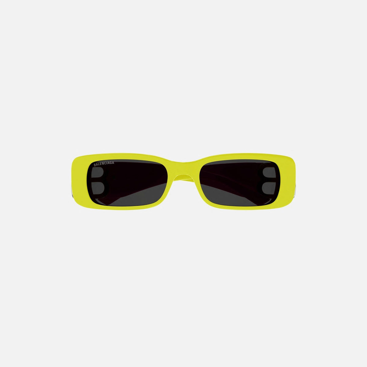 Balenciaga BB Logo Hinge Rectangular Frame - Yellow