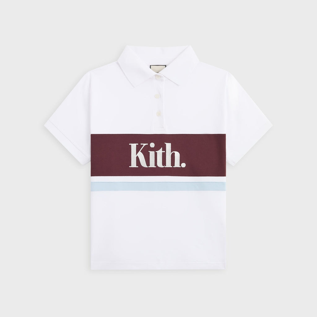 Kith Women Breda Paneled Polo - White