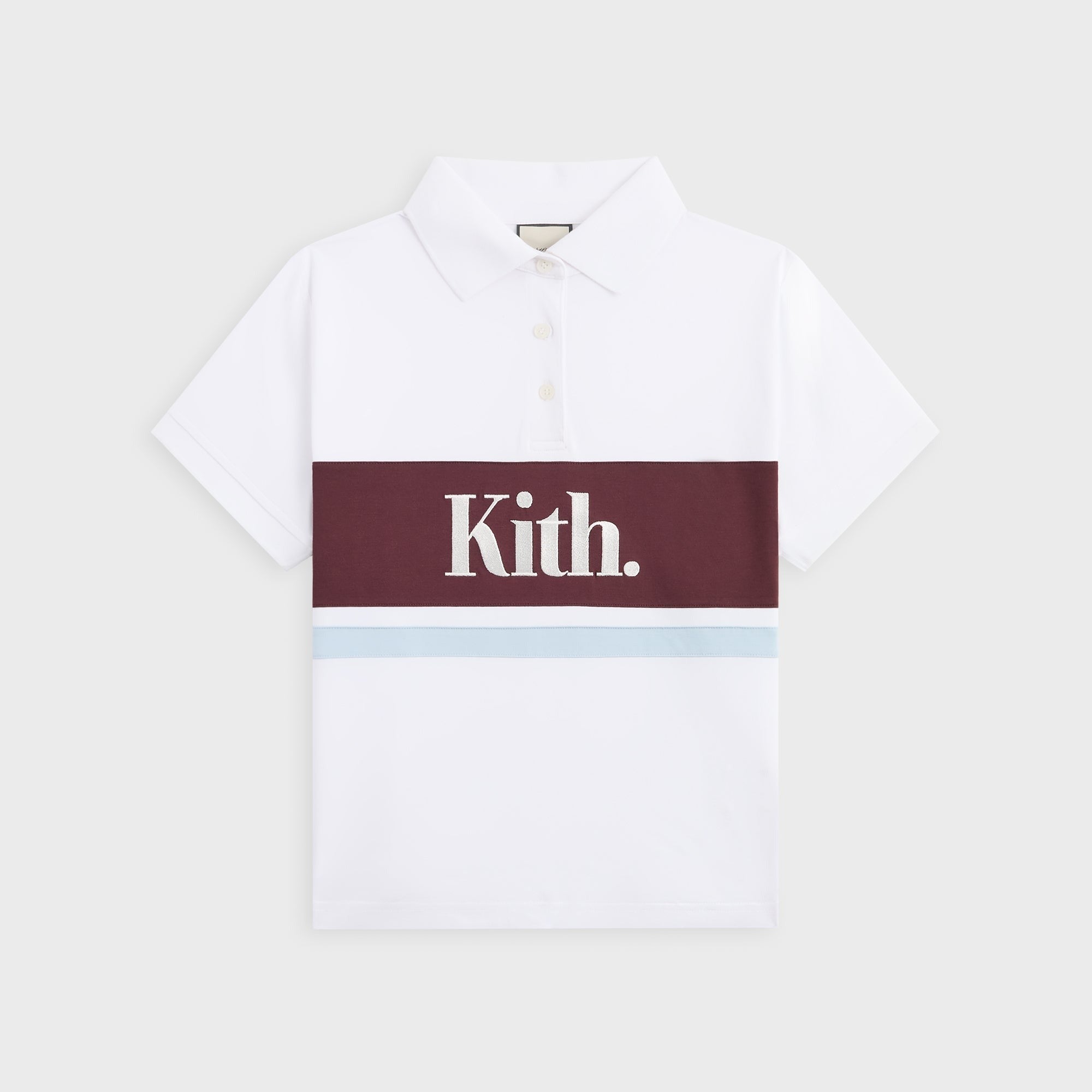 Kith Women Breda Paneled Polo - White
