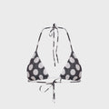 Belle Anna Estelle Top - Brown Polka Dot