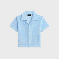 Kith Kids Paisley Jacquard Camp Shirt - Serene