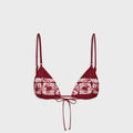 Frankies Bikinis Elena Micro Triangle Bikini Top - Postcard from Paradise